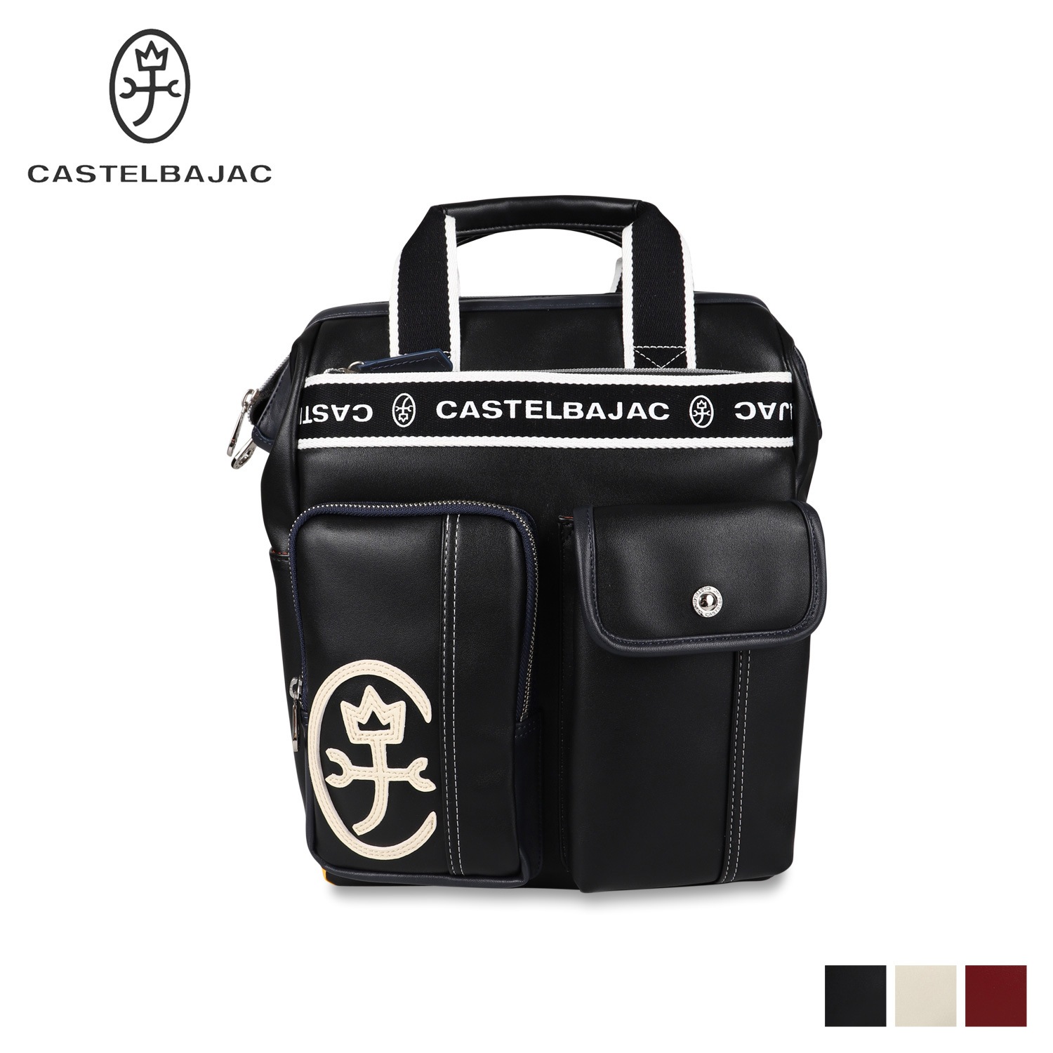 バッグ リュック パック ドミネ メンズ レディース ブラック ホワイト 黒 白 24711