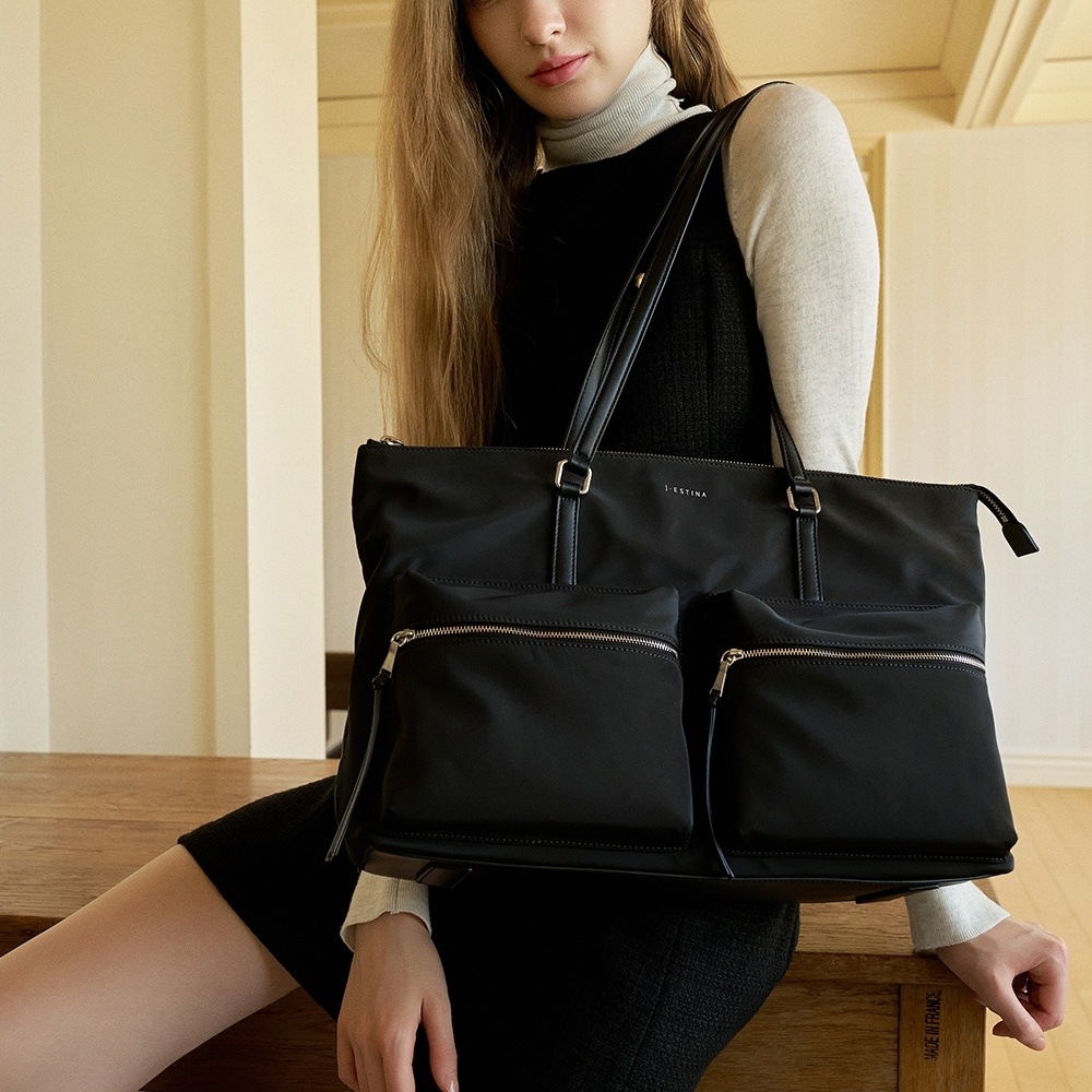 JATNA CLE LG ショッパー BK (JHNEHC4BF180BK280)