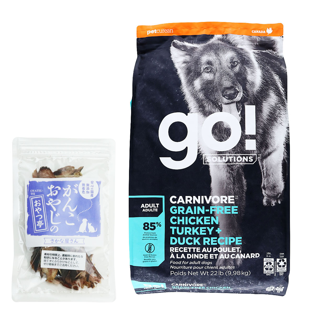 GO! ゴー ソリューションズ カーニボア アダルト チキンターキー＋ダック 9.98kg【国産無添加さかなのおやつ付き】ドッグフード