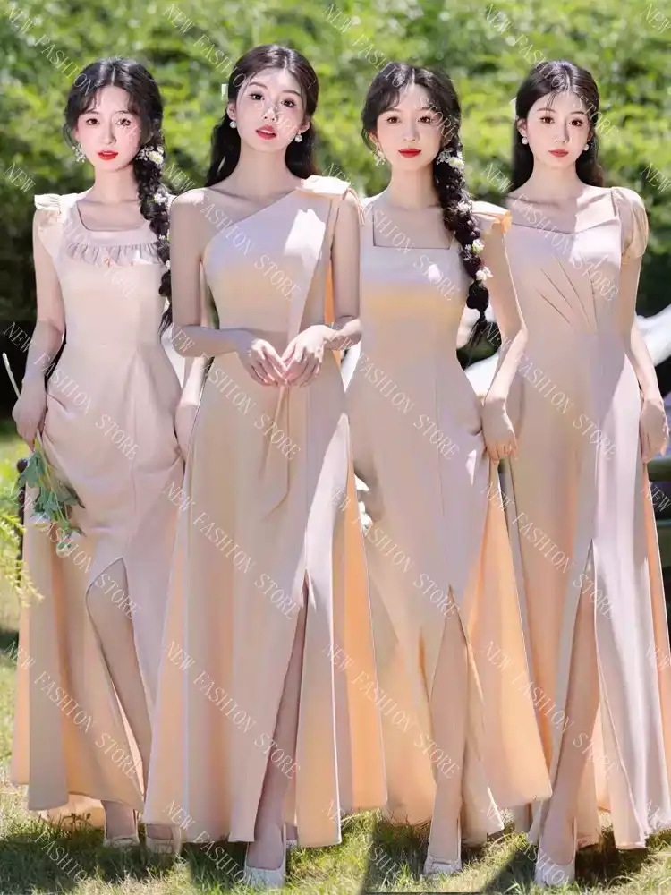 新作姉妹団ドレススカート-26