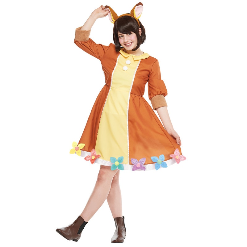 コスプレ 仮装 バンビ 大人用 【 コスプレ 衣装 ハロウィン 仮装 コスチューム ディズニー グッズ パーティーグッズ 余興 公式 女性用 レディース 正規ライセンス品 】