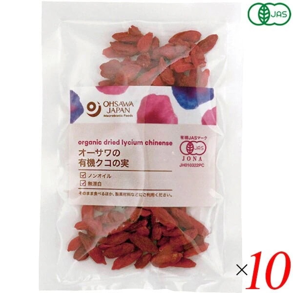 オーサワの有機クコの実 40g 10個セット 5,987円
