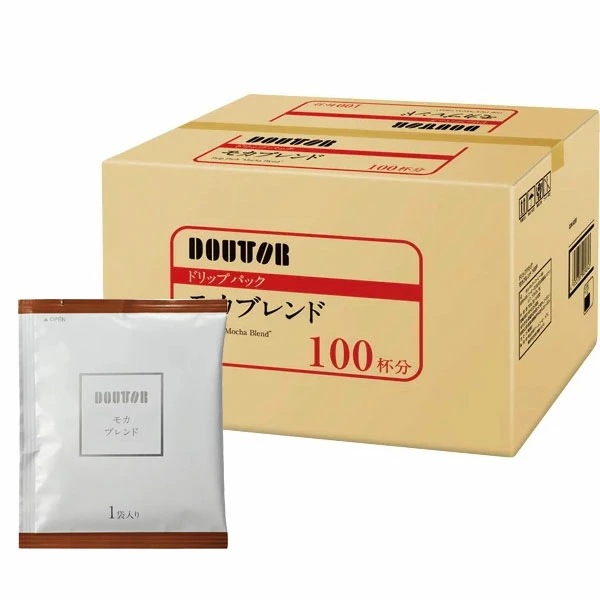 [送料無料] ドトール ドリップパック モカブレンド 7g100袋2箱【45営業日以内に出荷】 ブラックコーヒー 珈琲 ハンドドリップ ドリップパック