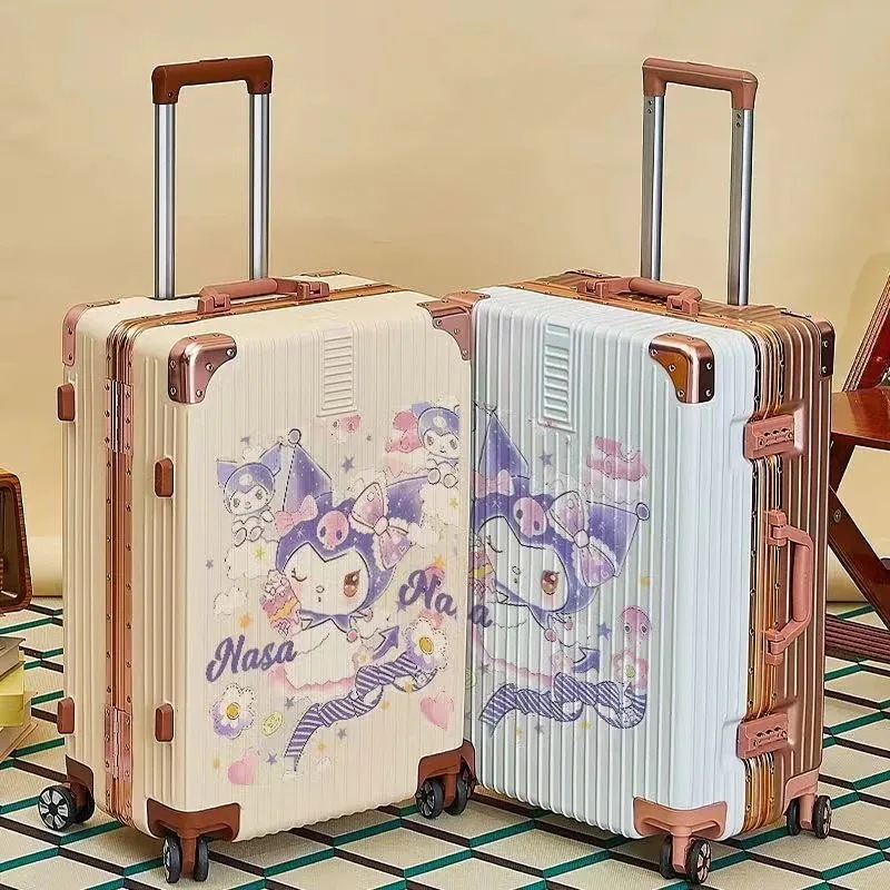 sanrioスーツケースの女性紫クロミ学生にはスーツケースのパスワードトランクが必要だ新製品-160