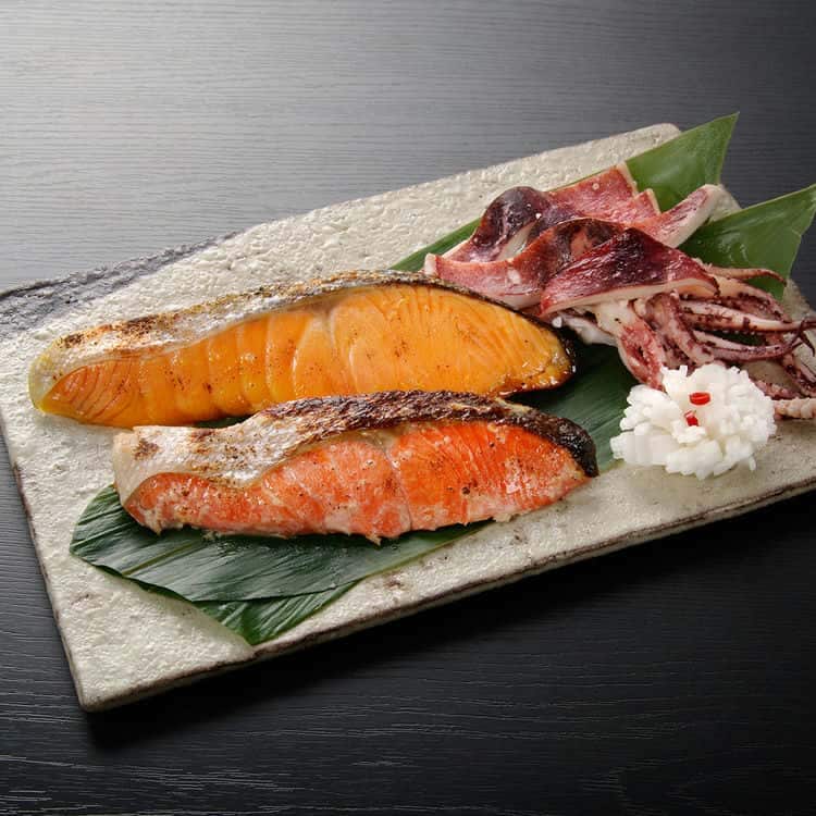 漬け魚切身詰合せ gセット(味噌漬切身 粕漬切身 西京漬切身) 秋鮭甘味噌漬切身 しまほっけ甘味噌漬切身 トラウトサーモン粕漬切身 真鱈粕漬切身 紅鮭西京漬切身 キングサーモン西京漬切身 真いか粕漬け