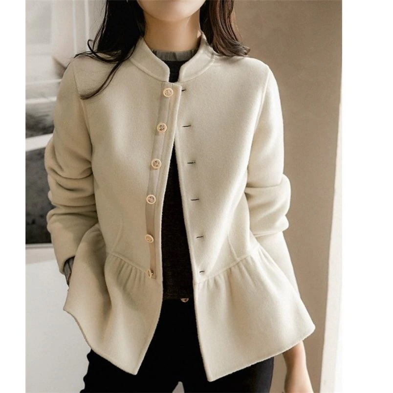 ブレザージャケットレディース40長袖春ジャケットトップスカーディガンアウターカジュアルゆったりオシャレ大人上品通勤オフィス3050