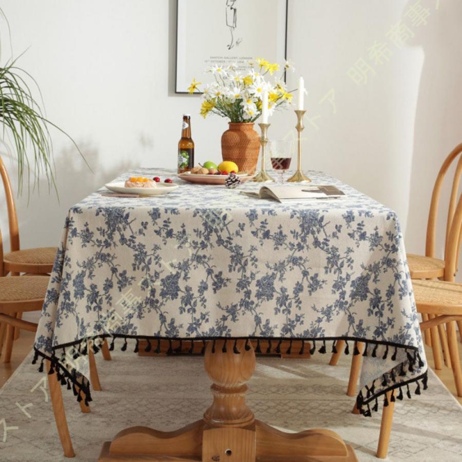 テーブルクロス ヴィンテージ ボヘミアン風 テーブルカバー 綿 ディナーピクニック装飾 おしゃれ 長方形 ナチュラル 布 洗える 北欧 シンプル 新生活 7,468円