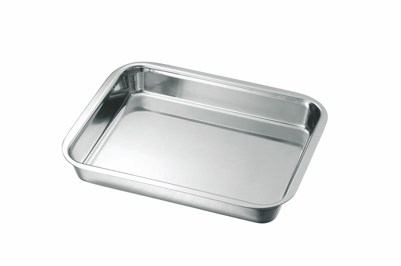 （まとめ買い）本間製作所 仔犬印 18-8角バット フラットエッジタイプ 12枚取 [x3]