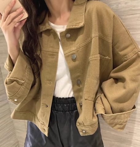 アウター デート モテアイテム Gジャン ブルゾン ジャケット デニム コットン 大人可愛い きれいめ 上品 おしゃれ かっこいい 大人可愛い ラブリー キュート ガーリー クール モード系 セクシー