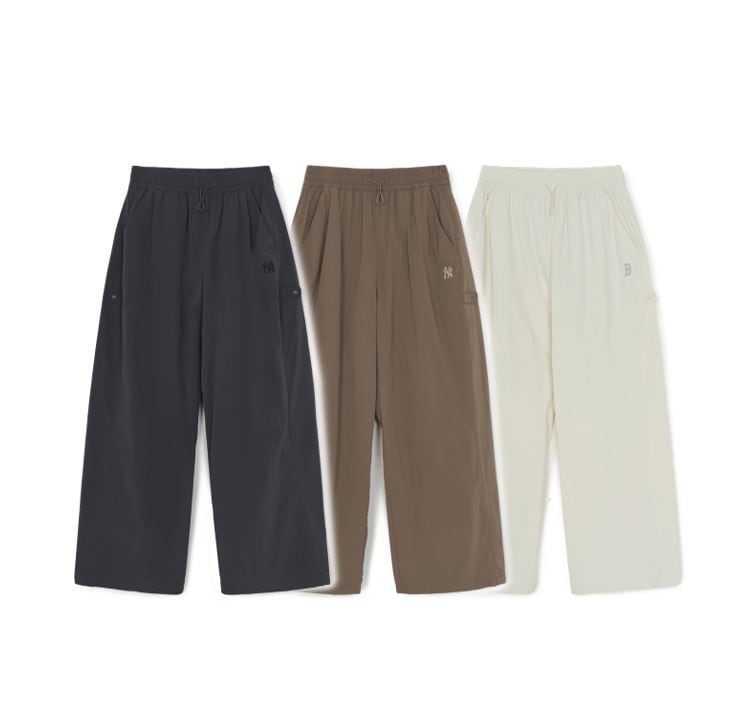 Gorpcore Banding Mega Wide Pants 3FWPB0863-43CRD,3FWPB0863-50BRL, 3FWPB0863-50CGD