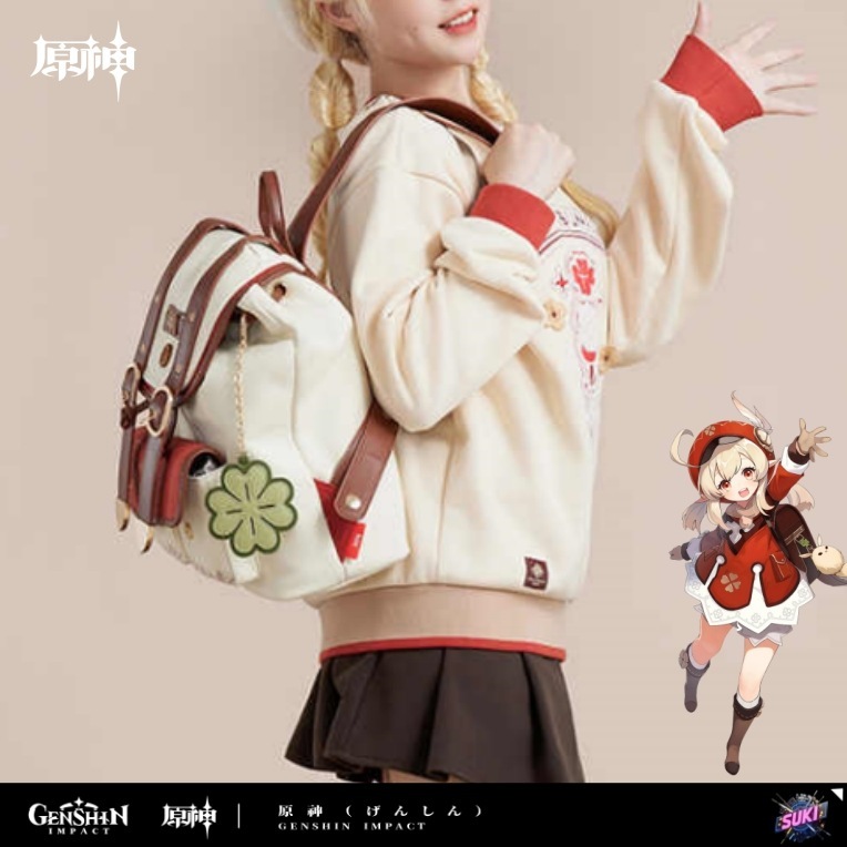 【プロ品質を極める!】原神 / クレー / インプレッションシリーズ リュックサック / Genshin Impact Klee げんしん コスプレ アニメグッズ 痛バッグ 2