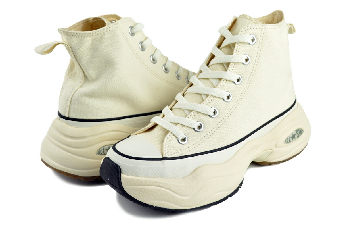 オールスター アール サージトレーナー ハイ オフホワイト レディース 厚底 スニーカー インジェクションE.V.A. 31312402