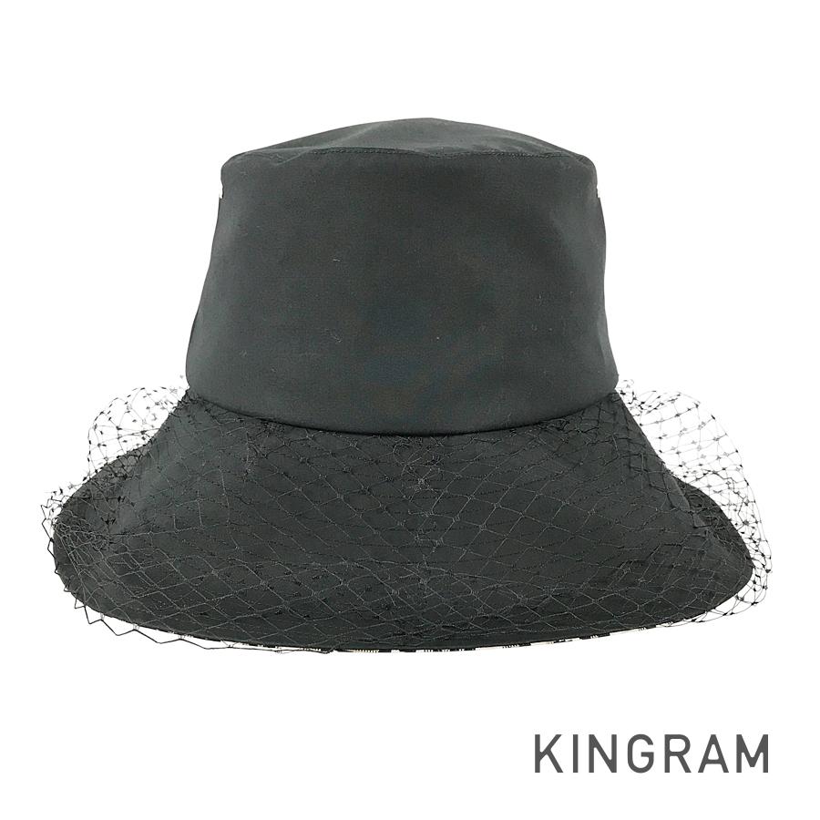 Teddy-D ベール付き ワイドブリム ボブハット 95TDD924G130 レディース ハット st【中古】