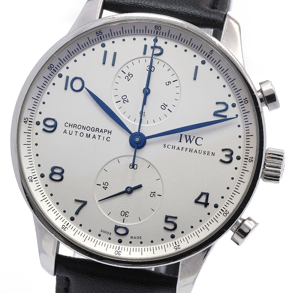 IWC IWC SCHAFFHAUSEN IW371446 ポルトギーゼ クロノグラフ 自動巻き メンズ 内箱・保証書付き_860194【中古】