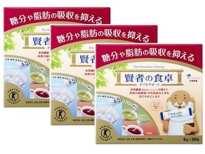 大塚製薬　賢者の食卓　ダブルサポート 6gｘ30包×3個