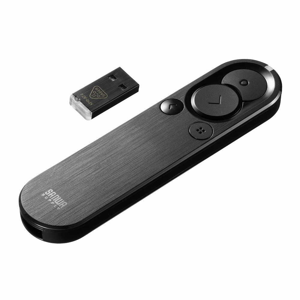 サンワサプライ 2WAYプレゼンター（グリーンレーザー・マウス操作対応） MAWPR15BK