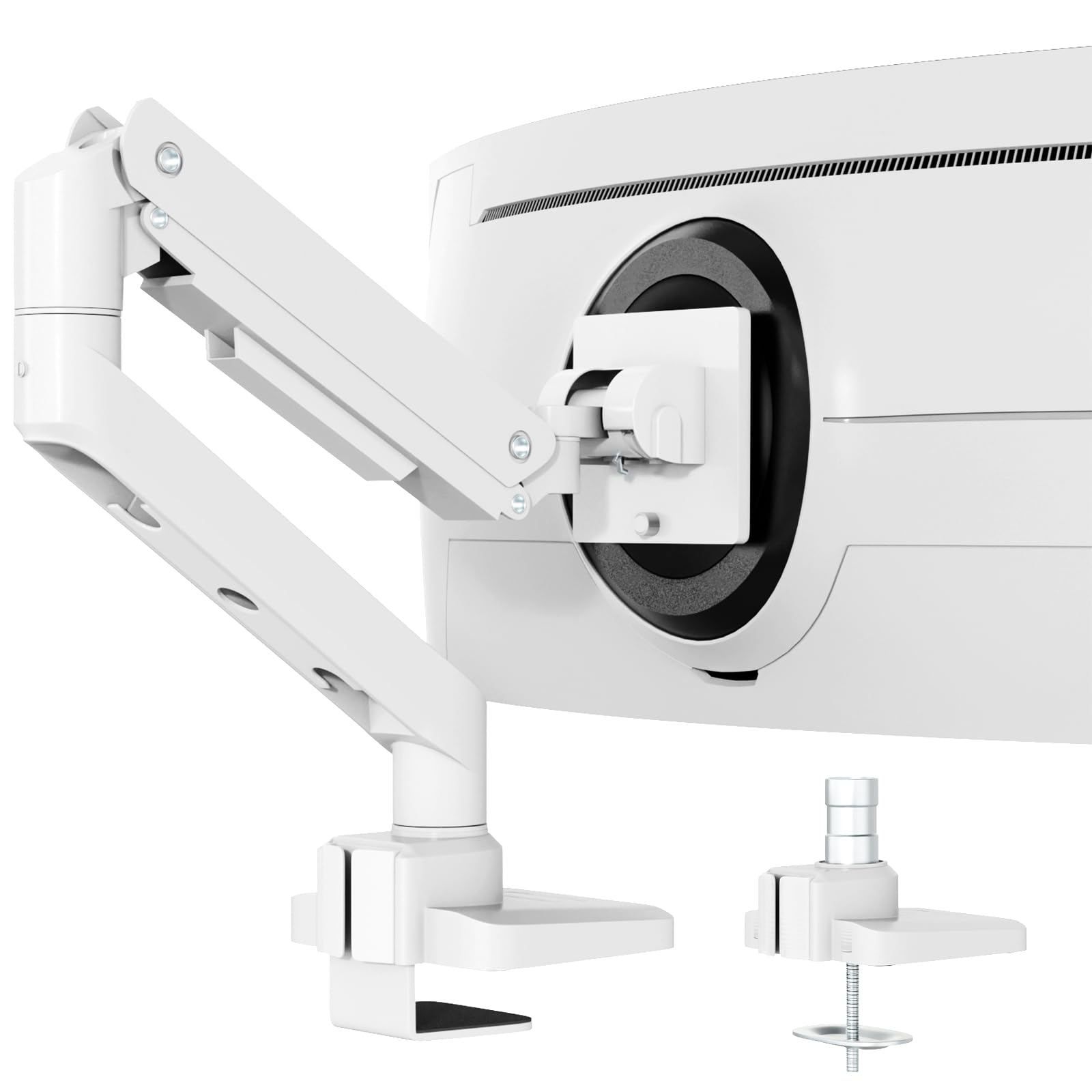 モニターアーム シングルアーム 49インチ(2~20kg)まで ガス式 ディスプレイアーム VESA規格対応