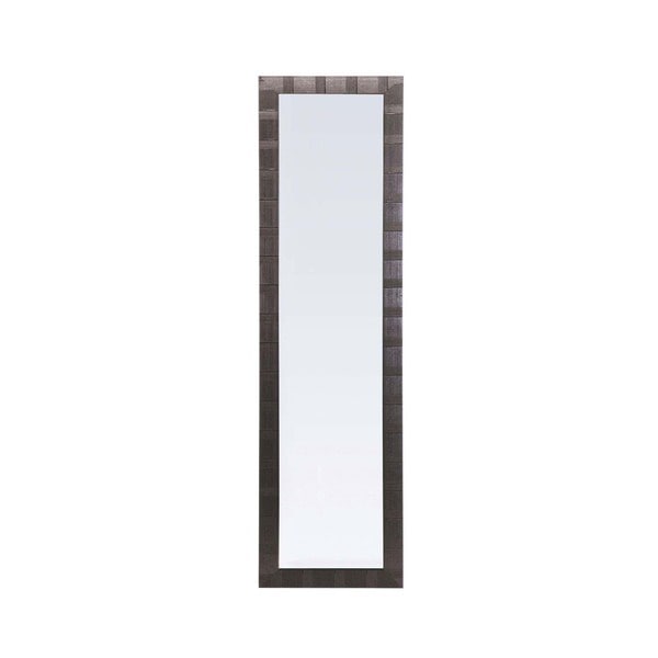 ウォールミラー/全身姿見鏡 壁掛け用 HJ（Hand made in Japan）ミラーL（4尺） 飛散防止付BLACK 日本製 8,838円