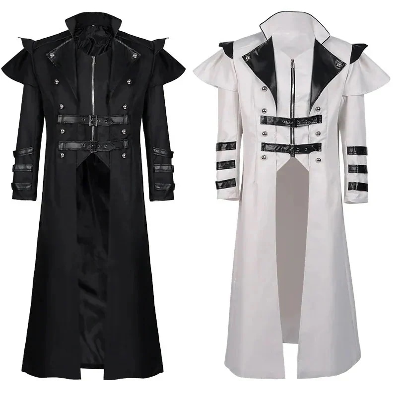 【限定SALE】セパレート ハロウィン中世復職宮廷宴会用ファスナー付きロングゴシックパーカーCOSハロウィンクリスマスパフォーマンス衣装