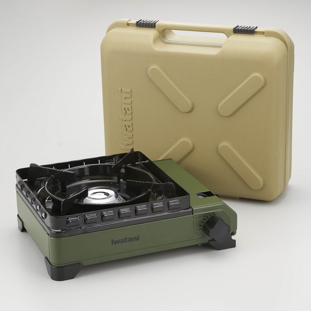イワタニ CB-ODX-1-OL カセットコンロ　オリーブ CBODX1OL