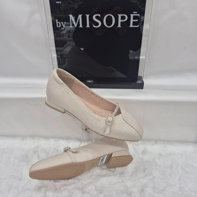 By 女性 メリージェーン フラット 112HT415SS004 IVORY 3 JJ