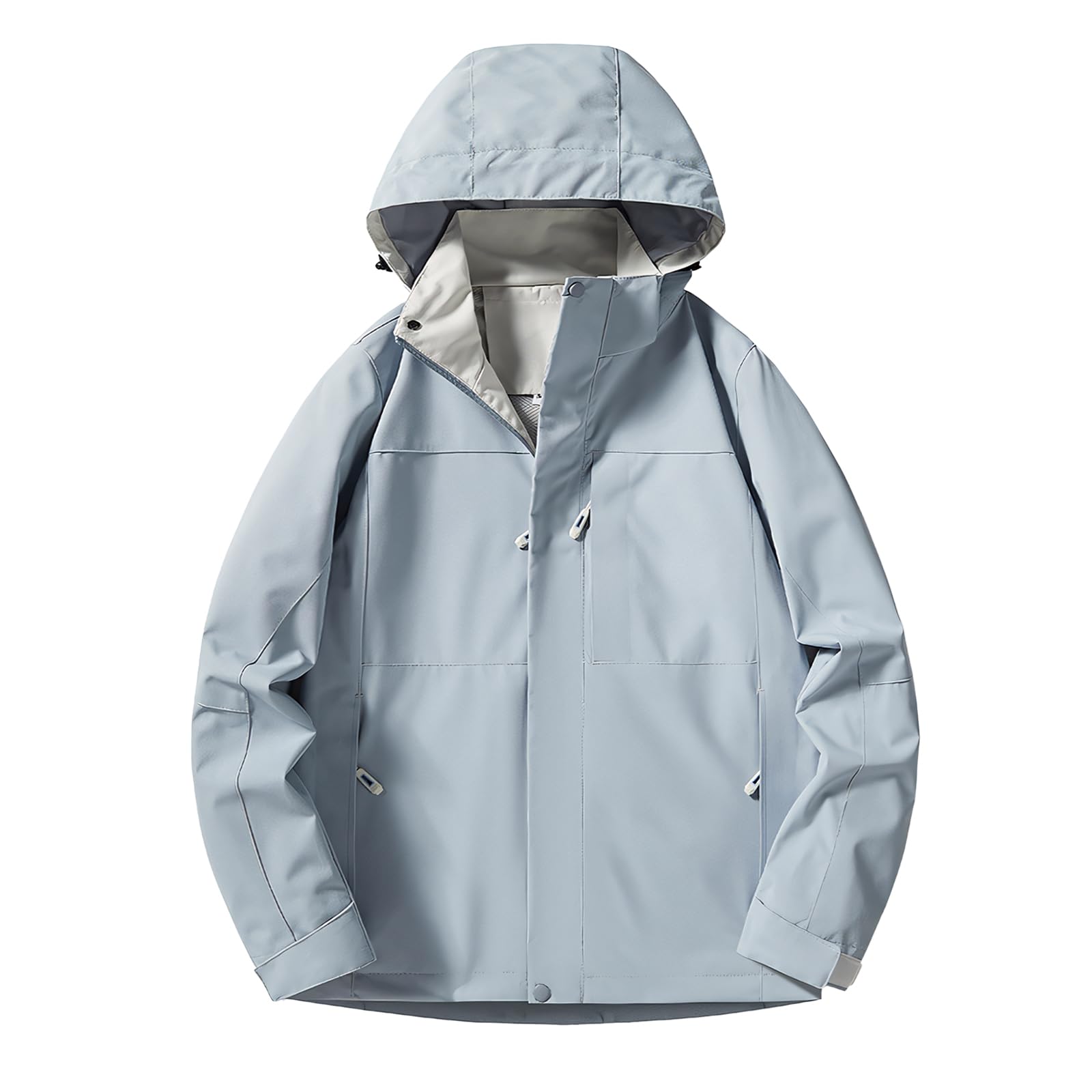 [ｉｎｏｔｅｎｋａ] ウインドブレーカー レディース マウンテンパーカー 薄手 撥水 防風 春秋 登山服 アウター 通気 フード付き 軽量 着痩せ 男女兼用 M-2XL