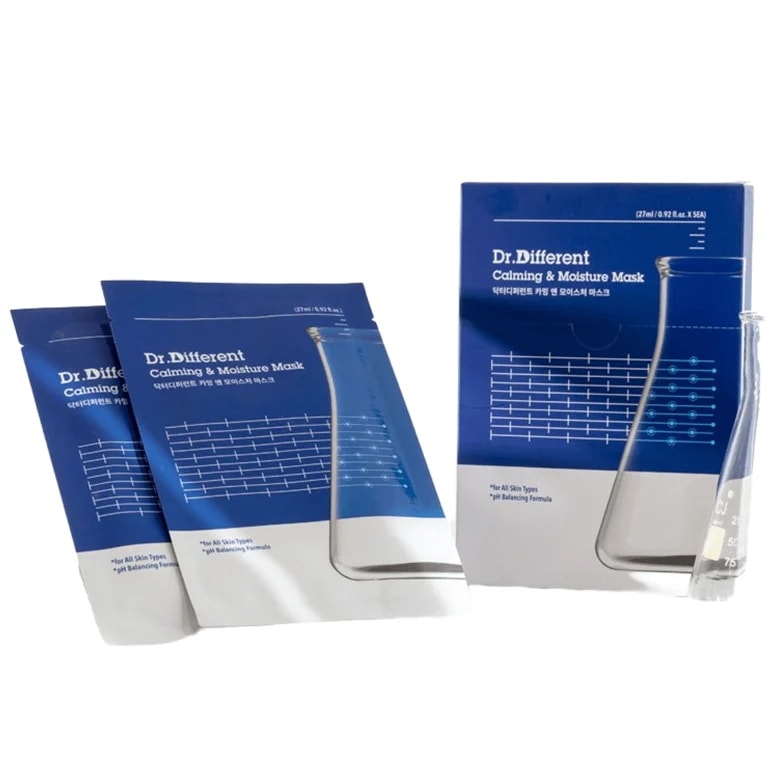 ドクターディファレント カーミングアンドモイスチャーマスク 1+1箱（全10枚）