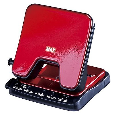 他サイト： 軽あけパンチ SCOOVA 35枚あけ レッド マックス DP-35T/Rの商品画像