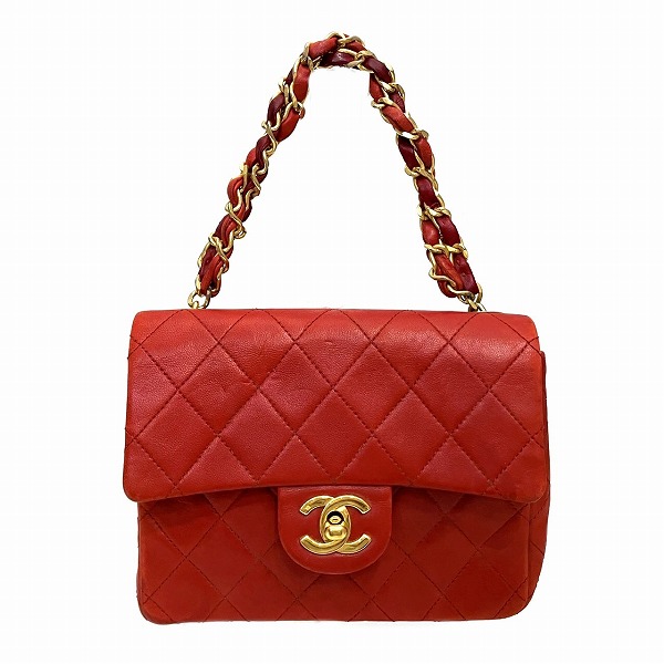 シャネル マトラッセ ミニマトラッセ17 チェーンショルダー バッグ ショルダーバッグ 【中古】