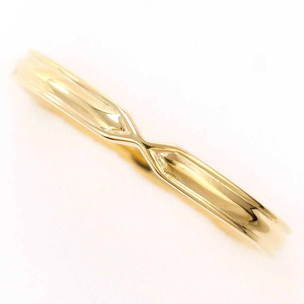 K10 10金 YG イエローゴールド リング・指輪 16号 総重量約1.7g 中古