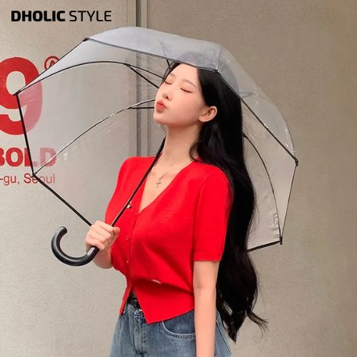 リネン混Vネック半袖ニットカーディガン・p675131