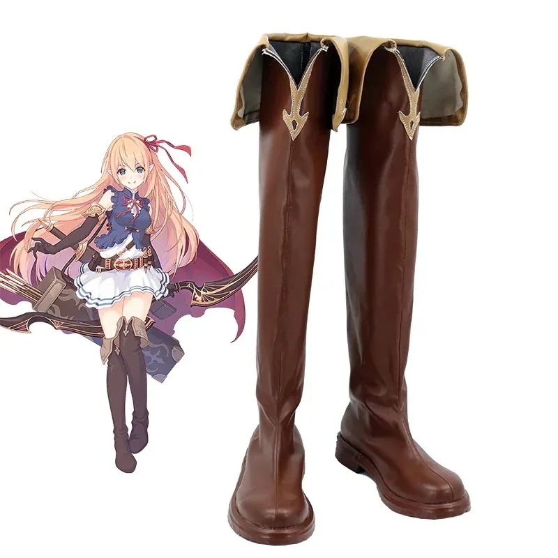 プリンセスコネクト！Re:Diveアリサコスプレ靴ブーツ
