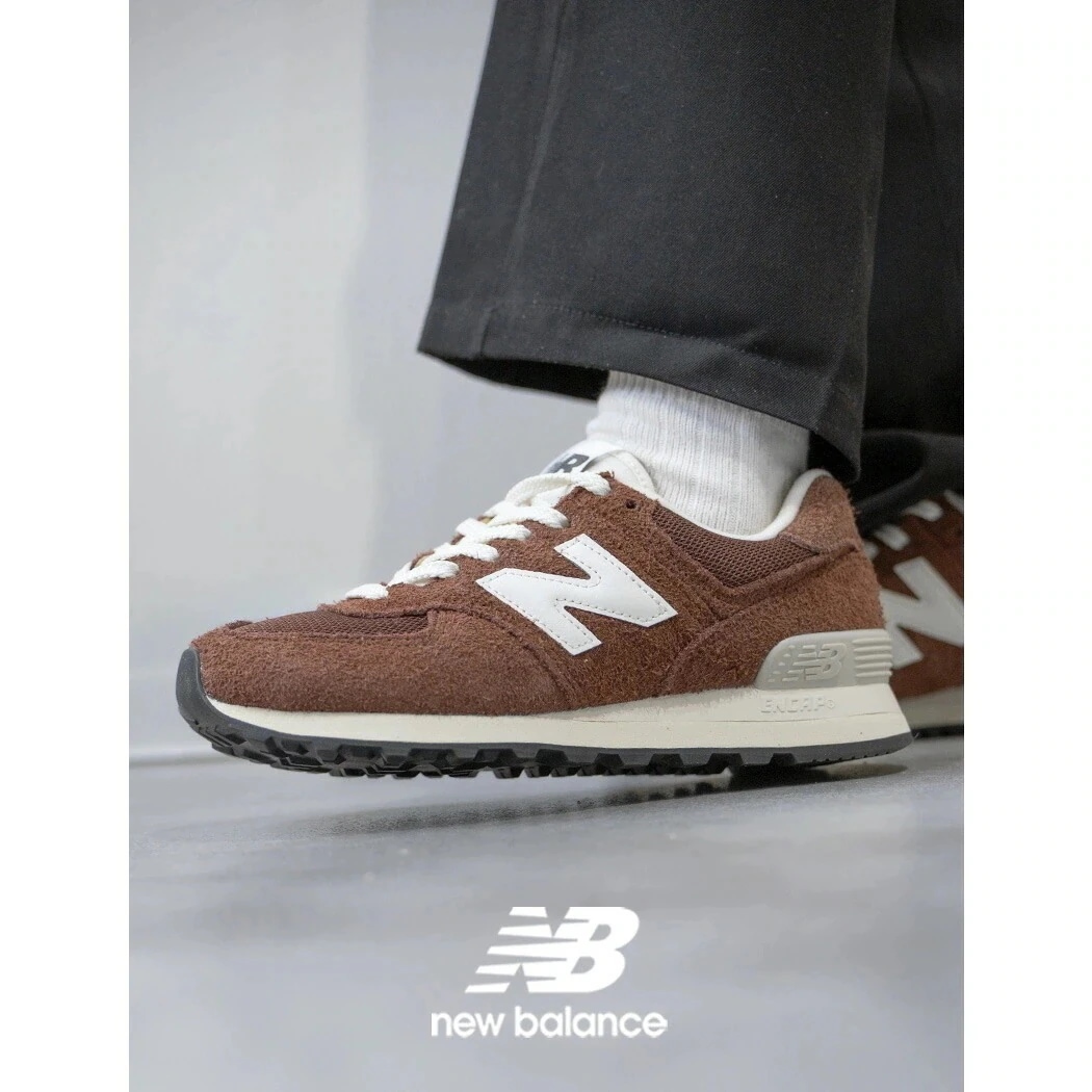 NEW BALANCE ニューバランス 574 スニーカー U574OK2 BROWN ( NB おしゃれ 歩きやすい 快適 散歩 ウォーキング ランニング スエード ブラウン 茶色 メンズ レディー