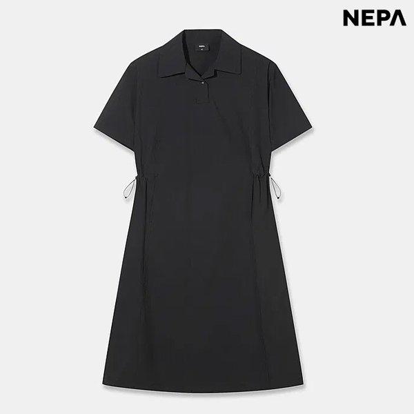 女性コンポ半袖ポロワンピース (7M42861-C01)