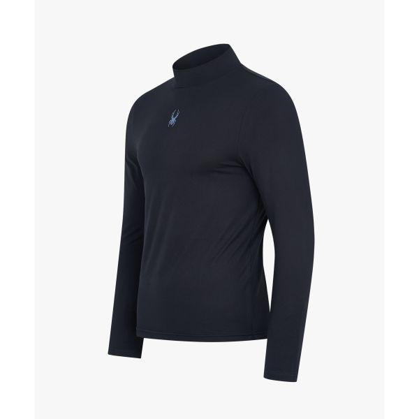 男性起毛ベーシックモックネックTシャツ SPKFCNRL208MBLK 659482