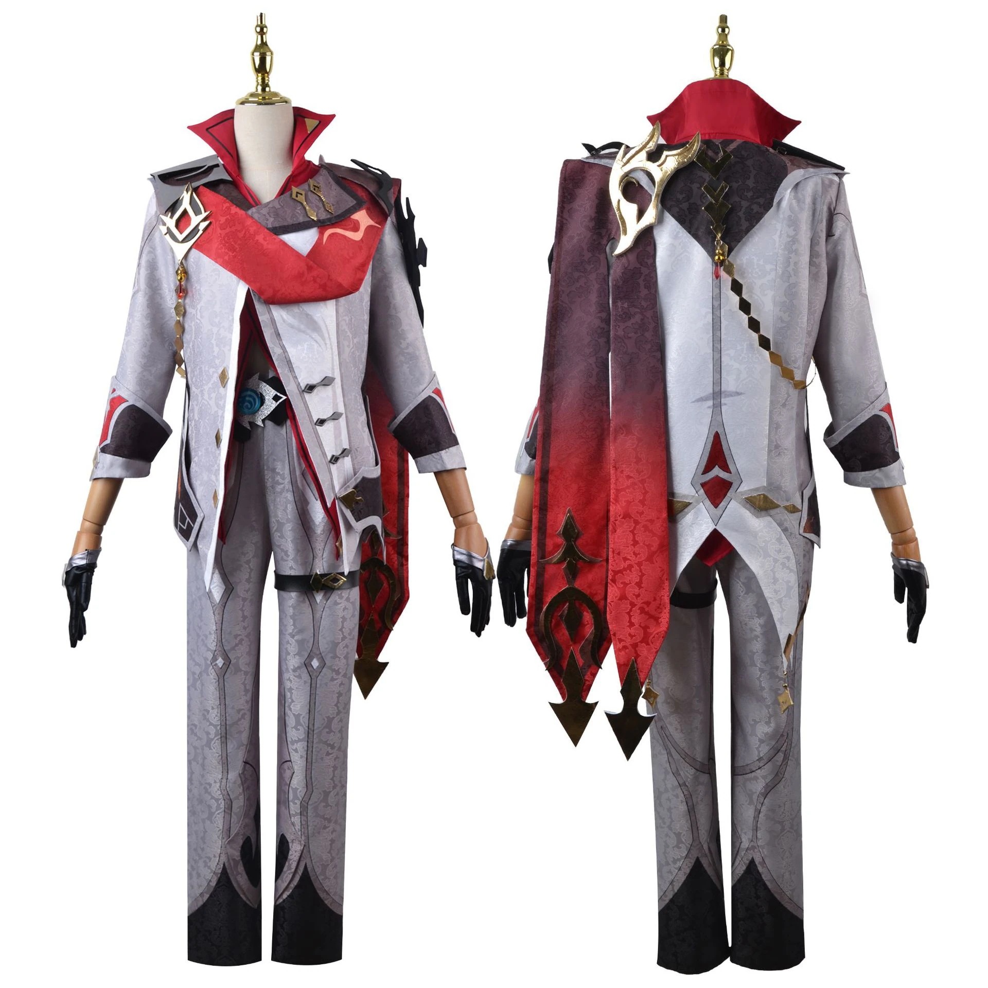 原神 コスプレ衣装 執行官 Tartaglia ファデュイダドリー コスプレ コスチューム 変身 仮装 かつら ステージ服 舞台 ハロウィン クリスマス イベント 大人用 文化祭10071
