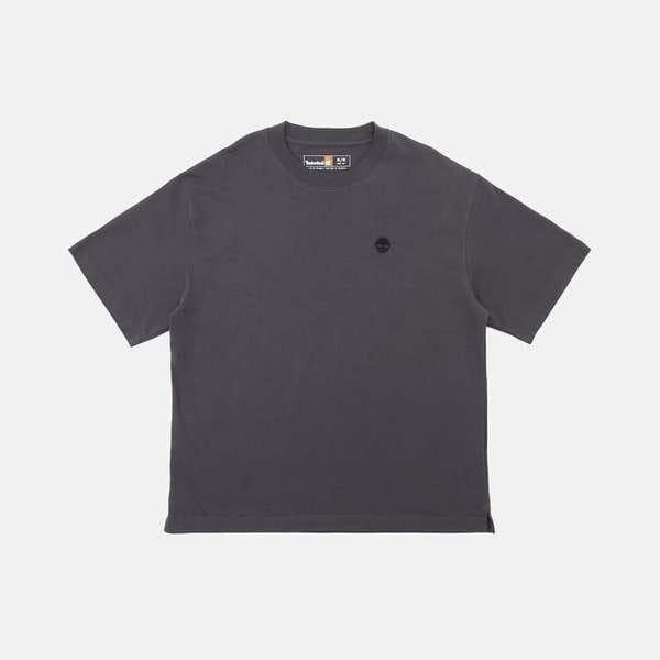 オールジェンダー モク色のボックスフィット ダスティン リバー スモールロゴ 半袖Tシャツ A6AF7 W08