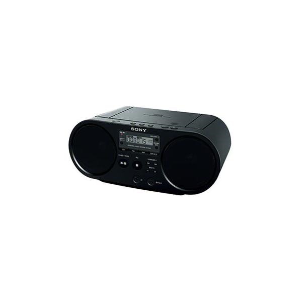 直販廉価 ソニー AUX CDラジオ ZS-S40 : FM/AM/ワイドFM対応 ブラック