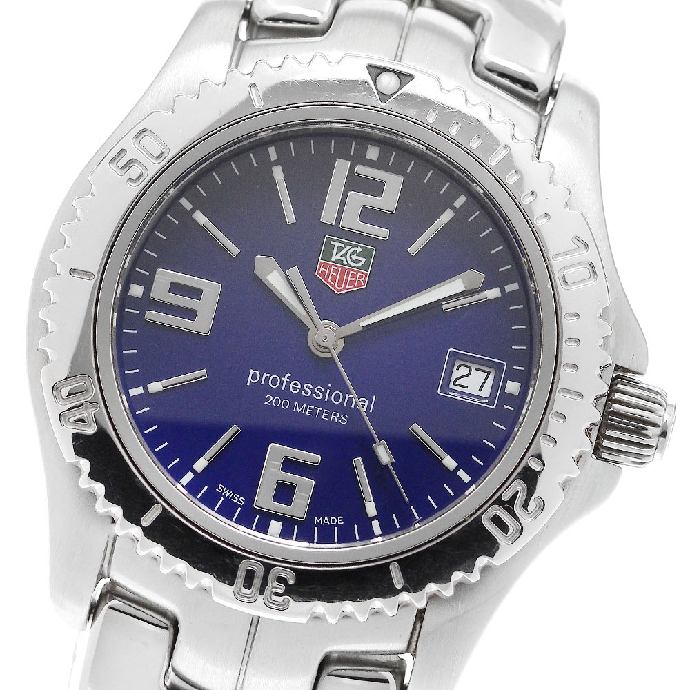 タグホイヤー TAG HEUER WT1213-0 リンク デイト クォーツ ボーイズ 保証書付き_905483【中古】