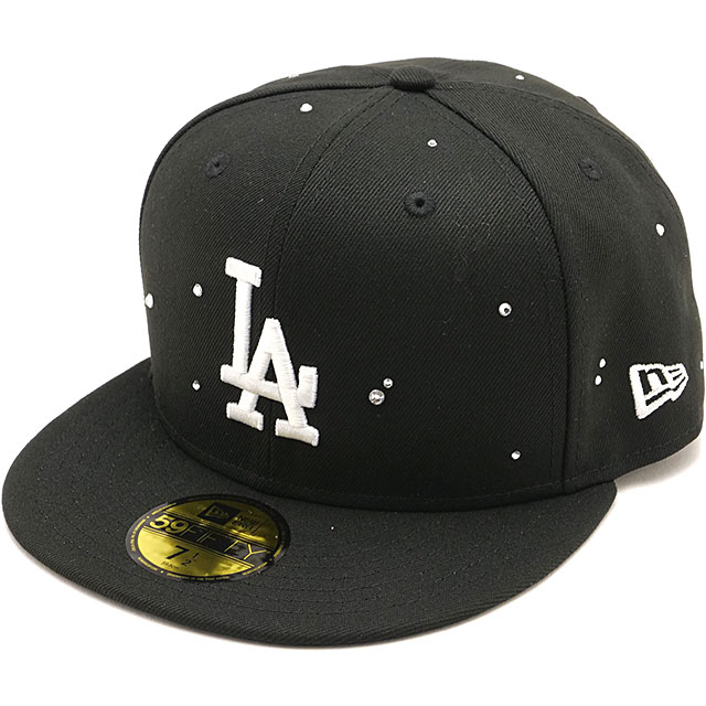 キャップ ロサンゼルス・ドジャース ラインストーン [14745168] 59FIFTY メンズ・レディース ユニセックス 帽子 MLB ブラック 正規取扱店
