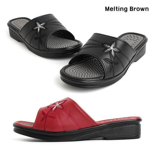 女性 デイリー 厚底 スリッパ オフィスシューズ 3.5cm