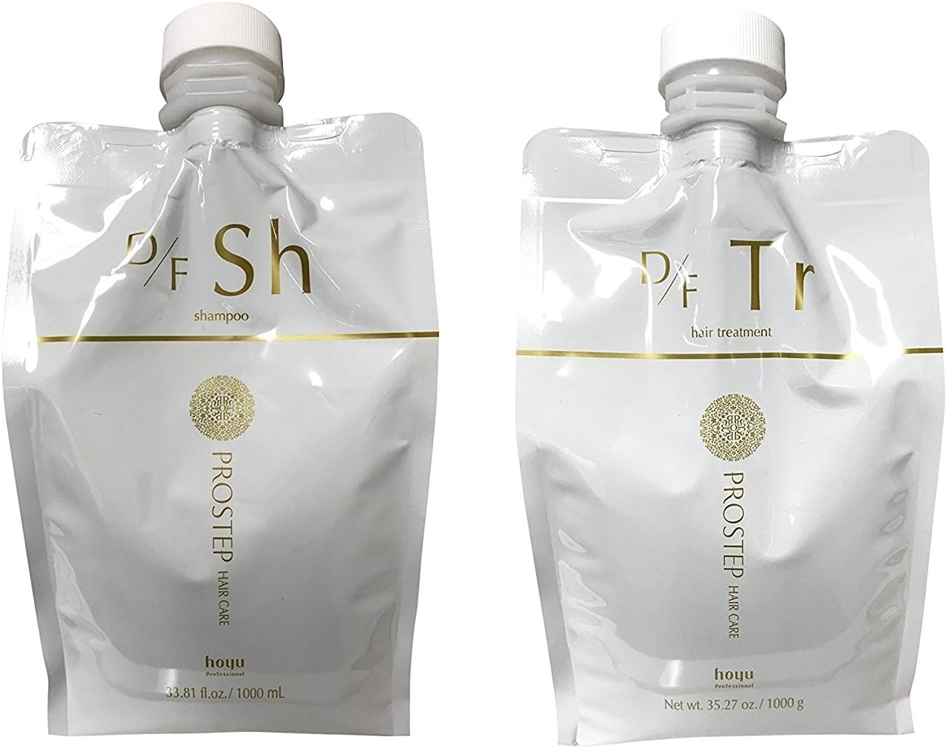 hoyu ホーユー プロステップ ヘアケア D/F シャンプー 1000ml & トリートメント 1000g セット レフィル
