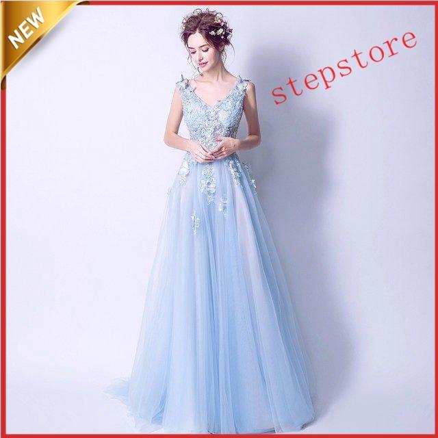 結婚式 ロングドレス ウェディングドレス 演奏会 ブライズメイド 謝恩会 二次会 ドレス 花嫁ドレス ブルードレス パーティードレス