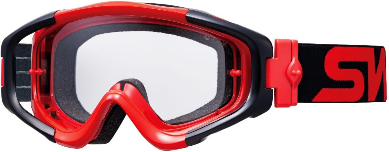 [スワンズ] 日本製 ダートゴーグル MX-TALON-HC BK/R ブラック×レッド