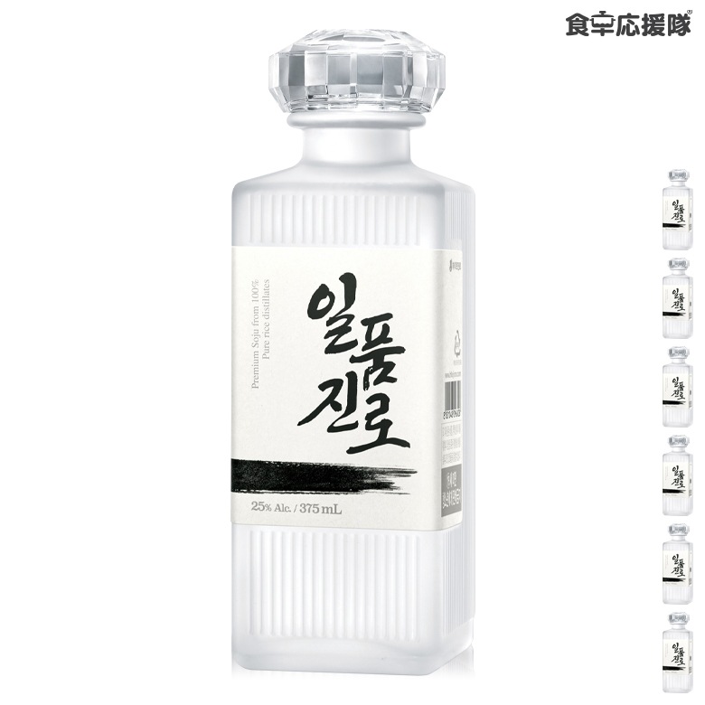 「韓国伝統酒」一品眞露 375ml 6本 / 25度,眞露,本格韓国焼酎,蒸留式焼酎,焼酎,伝統酒,イヒョリ