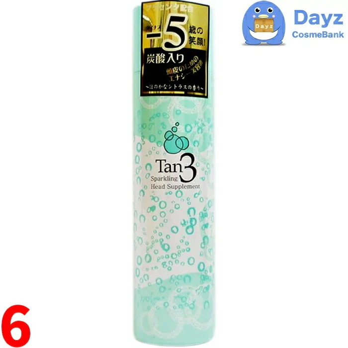 Tan3 タンサン スパークリングヘッドサプリ 200mL　6点セット　　炭酸スパ 炭酸ヘッドスパ 炭酸ケア
