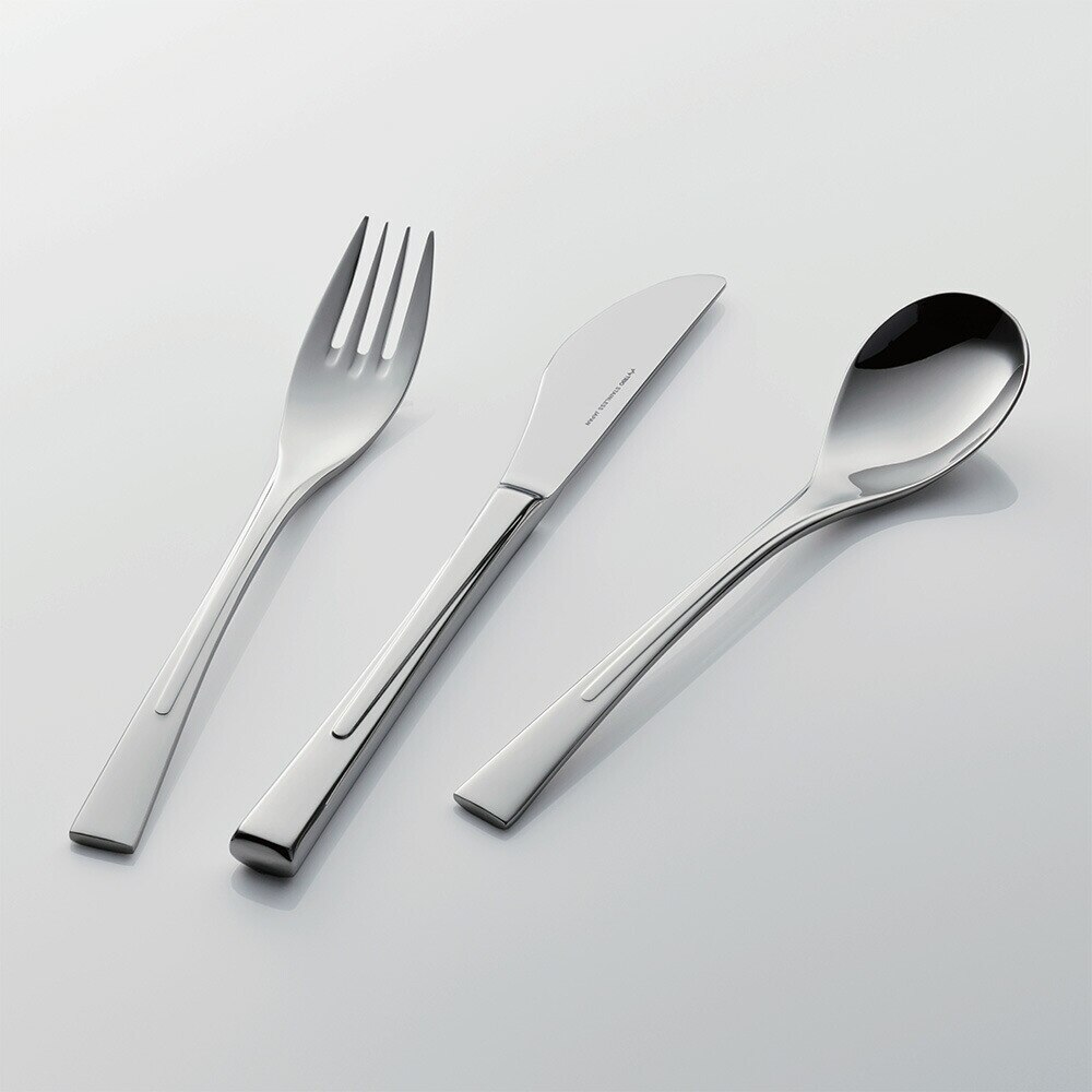 （まとめ買い）ラプソディー 18-8 フルーツフォーク（H/H） [x3]