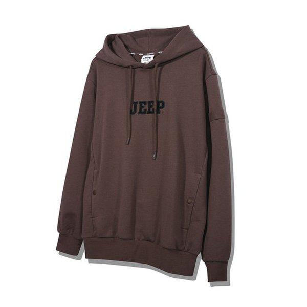 【限定販売】JO3THU006 男女共用 ブラウンロゴ シグネチャーフード付きTシャツ_SC
