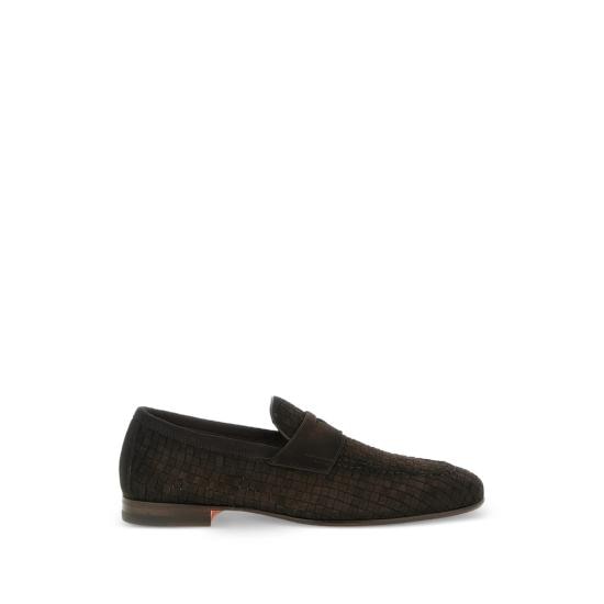 SANTONI Men Laced up Shoes MCNC13903LA3S AYCT60 BROWN