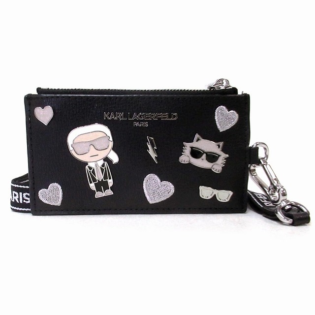 KARL LAGERFELD カールラガーフェルド サイフ メイベル ランヤード ウォレット カードケース コインケース 小銭入れ 財布